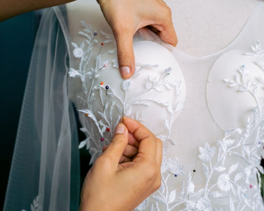 accompagnement d'un pojet en couture